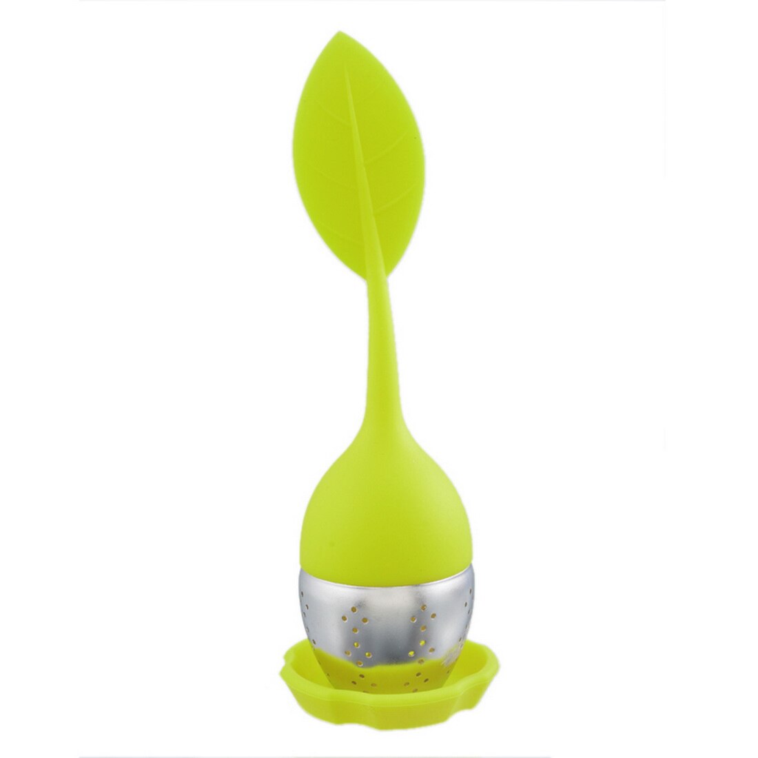 1pc silikon te infuser rustfritt stål teatea sil til bryggeenhet urte krydder filter kjøkkenverktøy: C