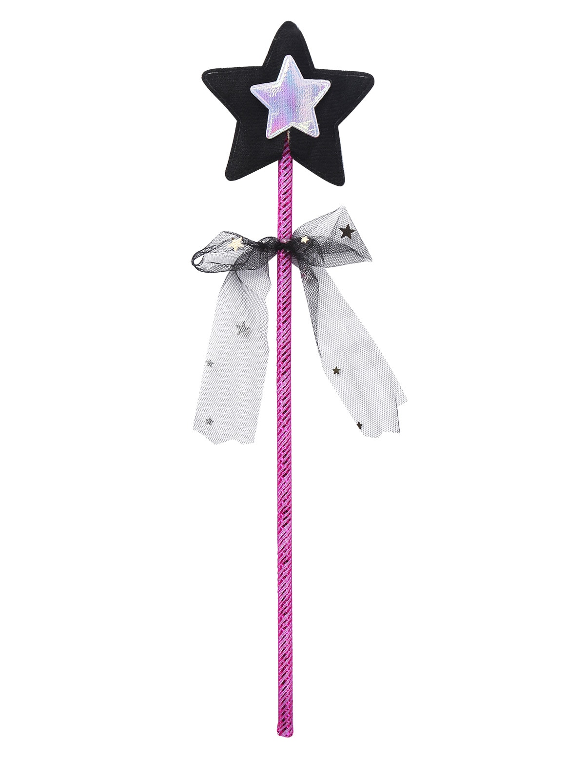 Robe en Tulle pour enfants, tenue de Costume pour filles, manches longues, étoiles argentées scintillantes, robe imprimée avec chapeau pointu, baguette, ensemble de sacs à bonbons