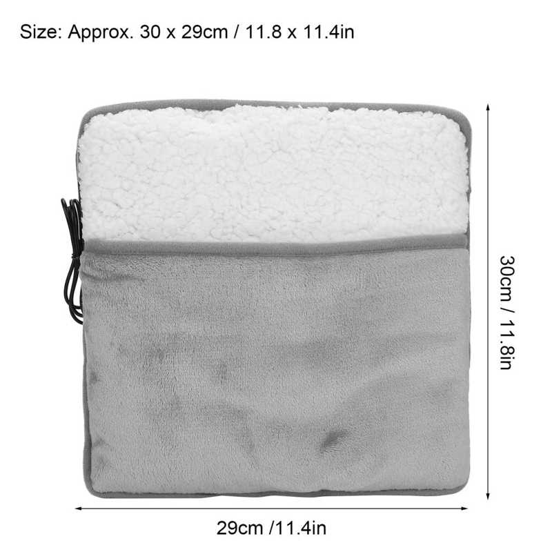 Electric Heating Foot Warmer Pad USB Foot Heating Pad Winter Feet Warmer Home Office Foot Massage Cushion
