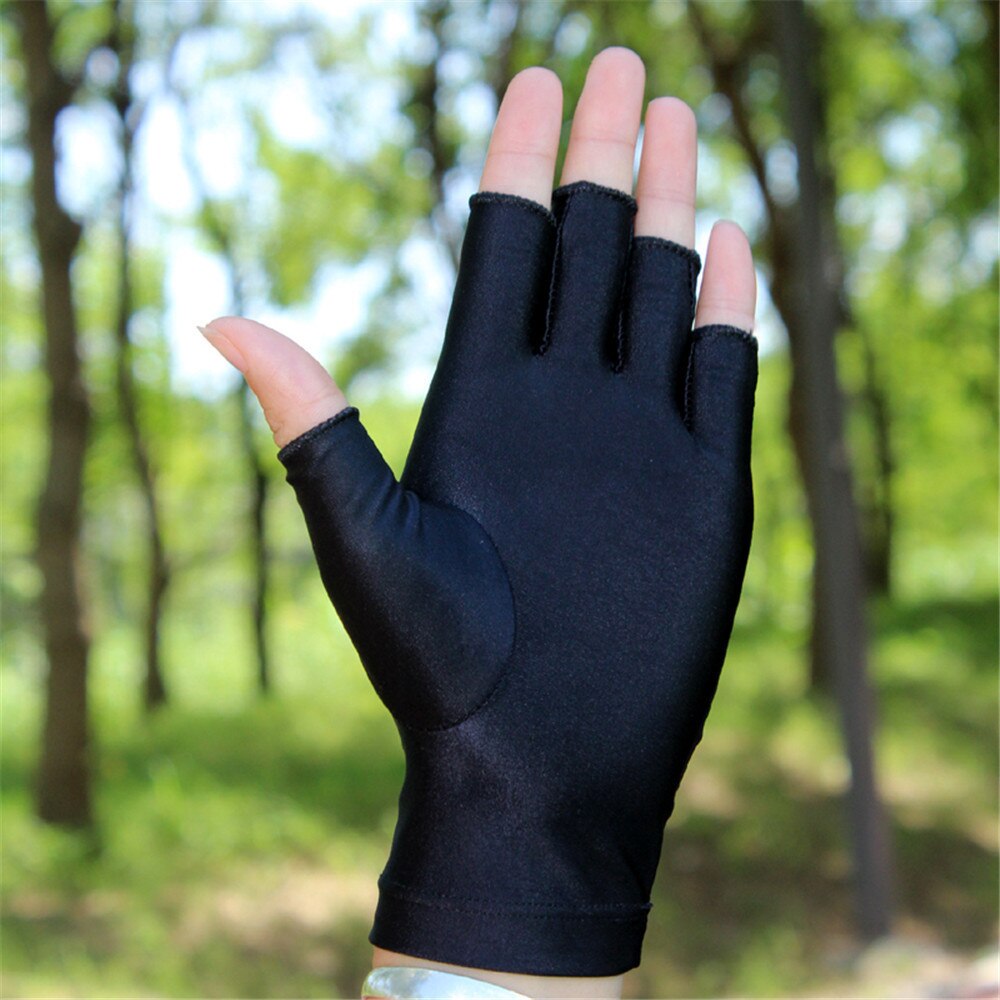 Elastische Strakke Ademend Half Vinger Handschoenen Mannen Vrouwen Dunne Rijden Rijden Sport Fiets Handschoenen Sailor Dance Veiligheid Handschoen