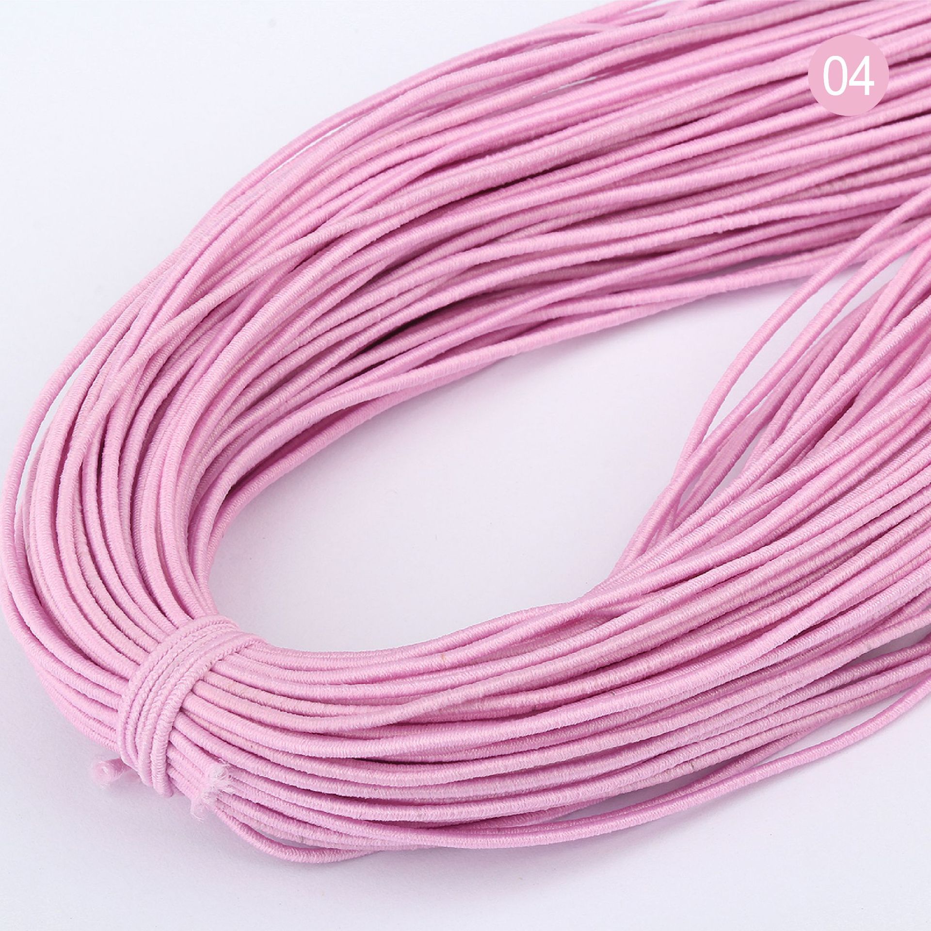 80 mx 1mm miljøvennlig ledning sy elastiske bånd tau armbånd perler strenger gummibånd for hår sløyfe plagg gjør-det-selv håndverk  ky585: 04