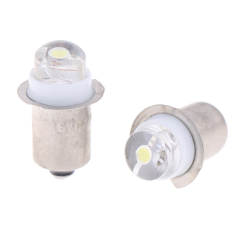 Lumière LED ampoule P13.5S 0.5W travail lumière lampe de poche torche remplacement Led travail 3V 4.5V 6V 50000 blanc