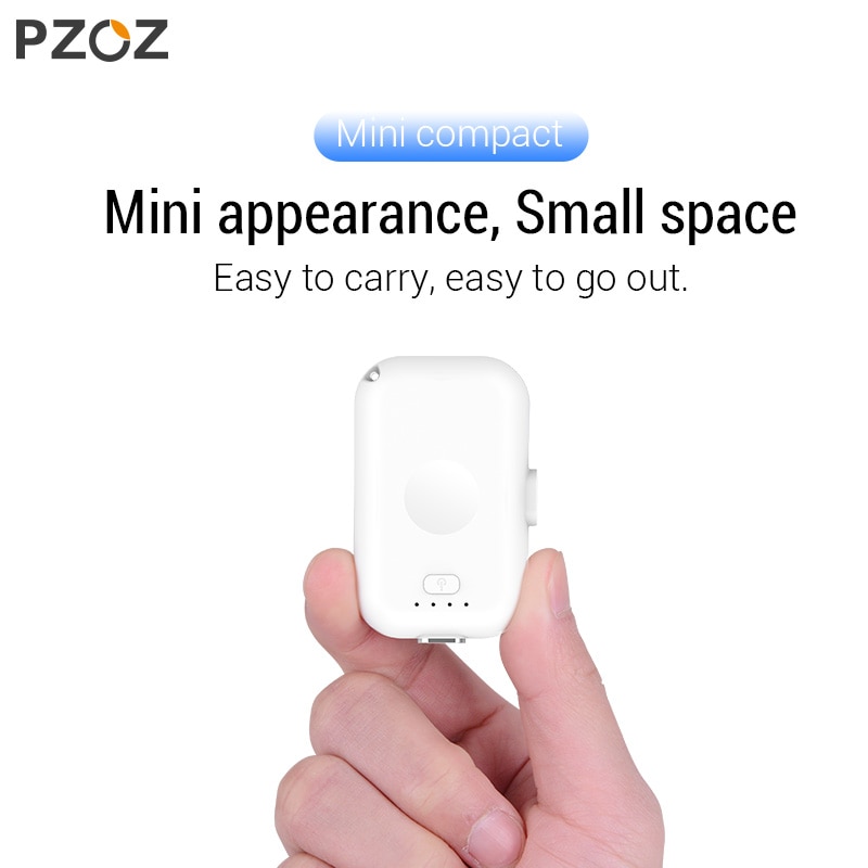 PZOZ Magnetic Power Bank For iPhone Micro USB Type C 1200mAh Mini Magnet Charger Power Bank For iPhone iPad Xiaomi Huawei Phone