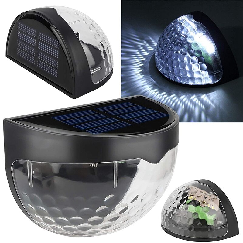 Solar Verlichting Outdoor Led Tuin Decoratieve Verlichting Waterdichte Draadloze Zonne-verlichting Voor Stappen/Hek/Oprit 8 Pcs