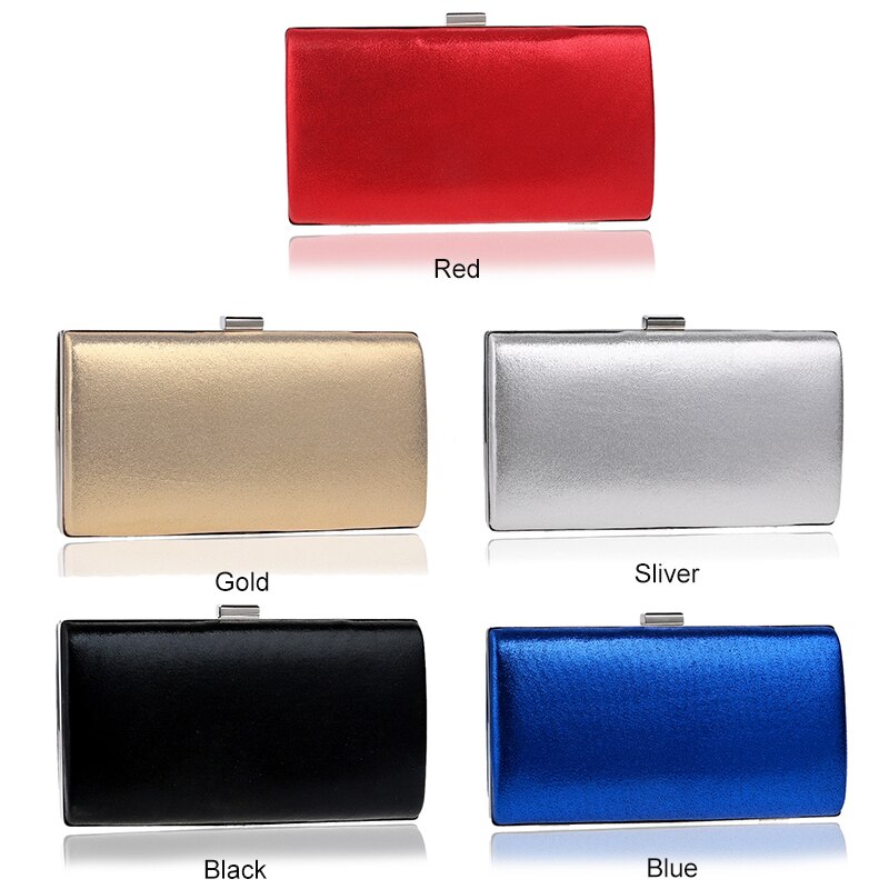 Kvällsväskor silver guld färg dag clutch kvinnlig blå svart bröllopsväska messenger bag kedja axelväska handväska  zd455