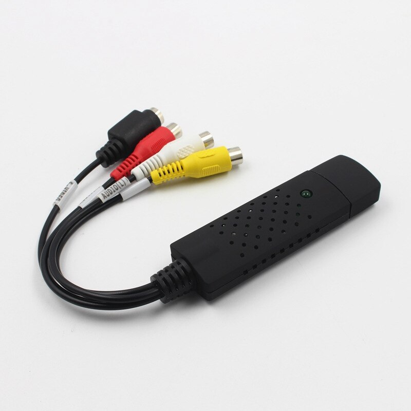 2Pcs Video Audio VHS VCR USB Video Capture Card To DVD Converter Capture Card Adapter