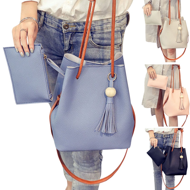 Newly Women Shoulder Bag with Handbag Set Tote Messenger Satchel Crossbody Bags CLA88