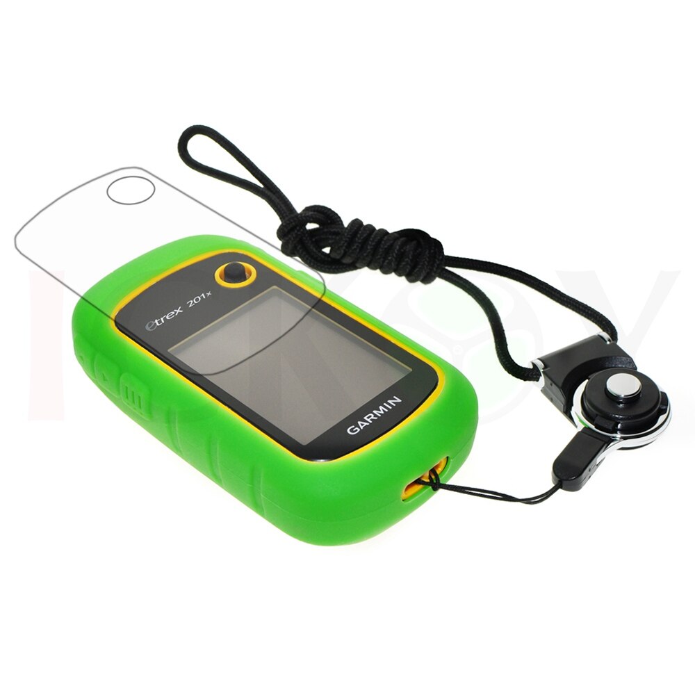 GPS Protective Case with Ring Strap + Screen Protector for Garmin eTrex 10 20 30 10x 20x 30x 22x 32x: Green