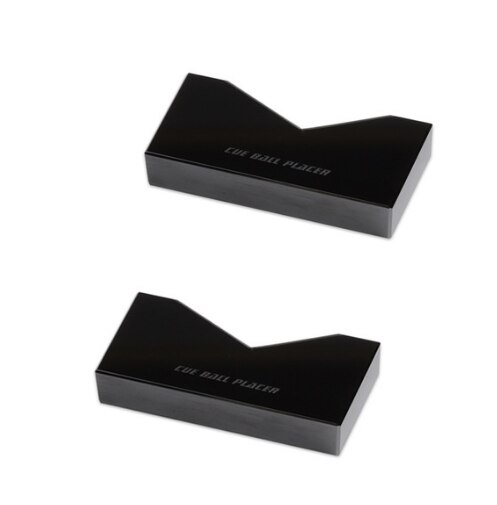 Importez le matériel acrylique repère de boule de queue billard billard Carom Position de queue marqueur léger accessoire résistant à l'usure Moothly: 2 pcs