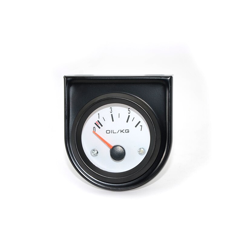 2 &quot; 52 mm vita ansiktsvattentemp/ oljetemp/oljepress psi/ oljepress kg/volt/amperemeter/bränslenivå (utan flottör) mätare bilmätare: Oljepress kg