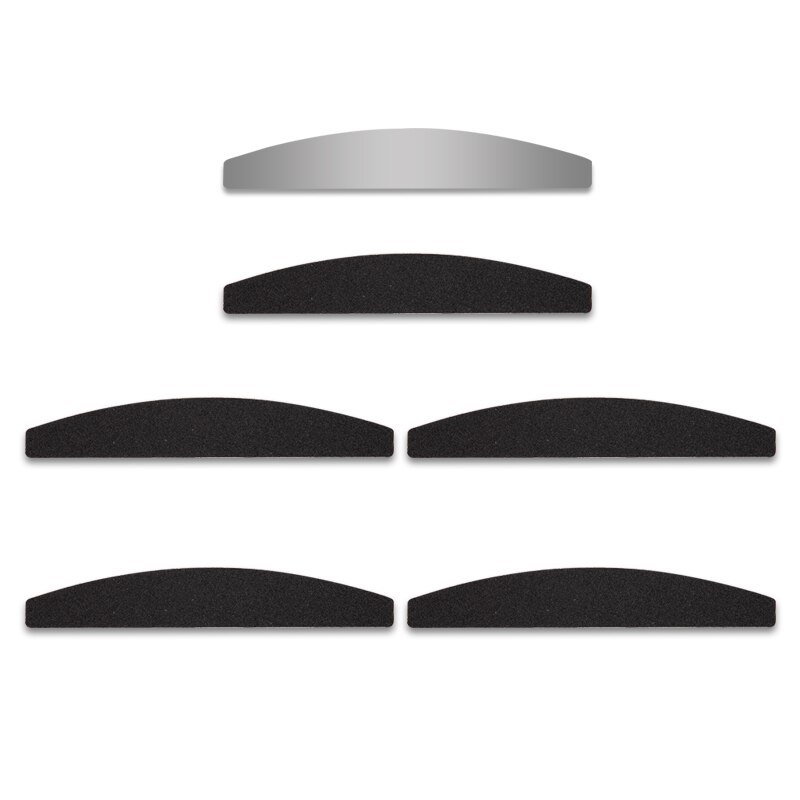 10 pcs Nail Files and Buffers with Stainless Steel Buffer Block Salon Fingernail Files Nail Art Kit: 03