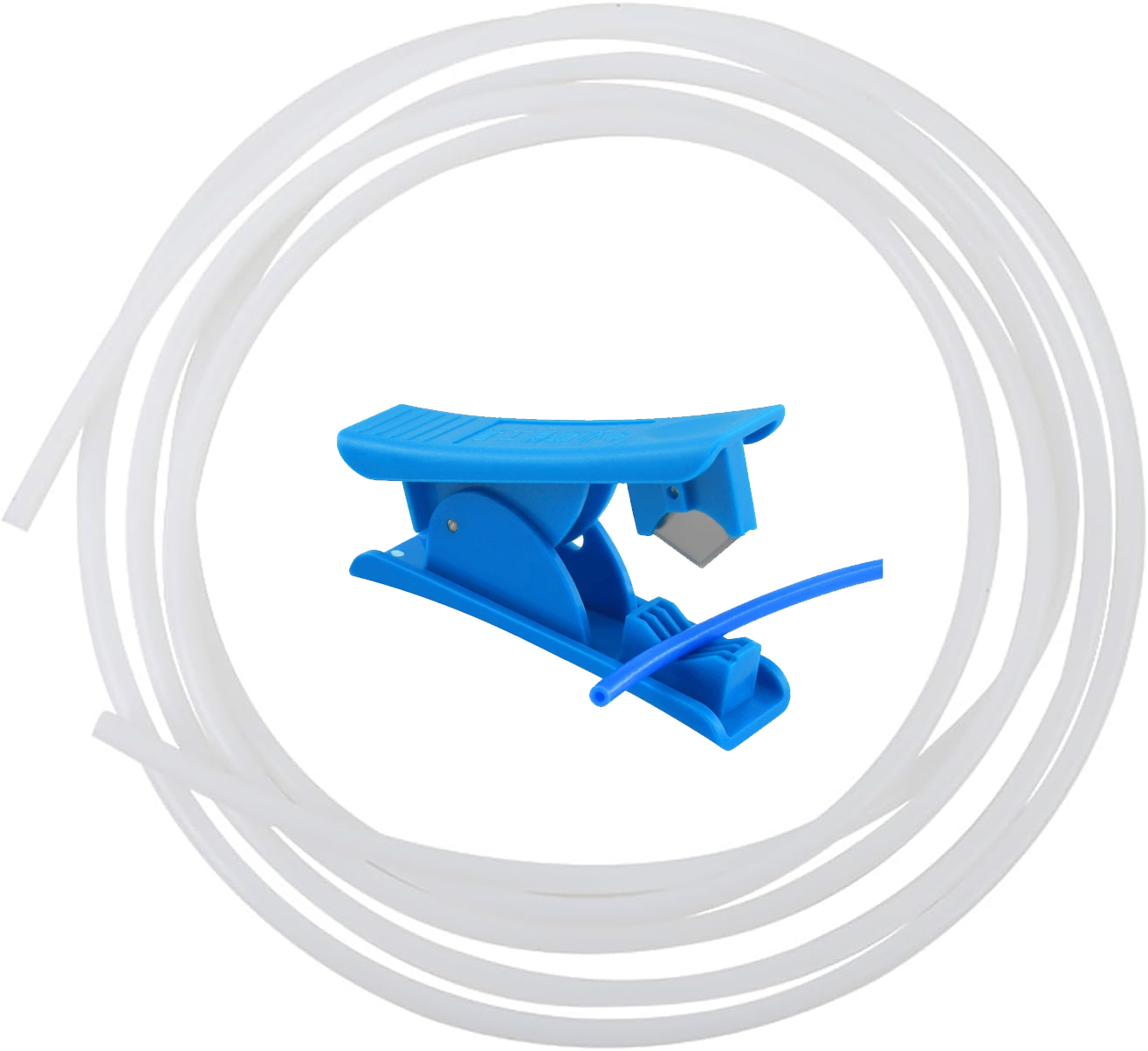 2.5mm ID 4.0mm OD 3D Printer PTFE Bowden Tubing Support 1.75mm Filament Heat Resistant for Creality K1, K1 Max, K1C, Ender 3 V3: 2.2mm / WHITE