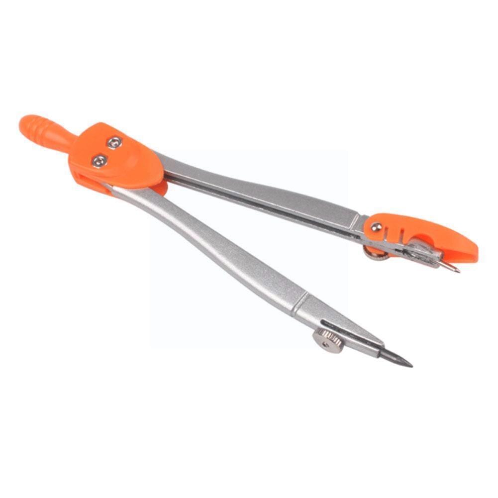 1 Set Plastic Metal Ruler Geometry Protractor Maths School Mathematical Stationery Drawing Compasses Students For Office Ru H9L9