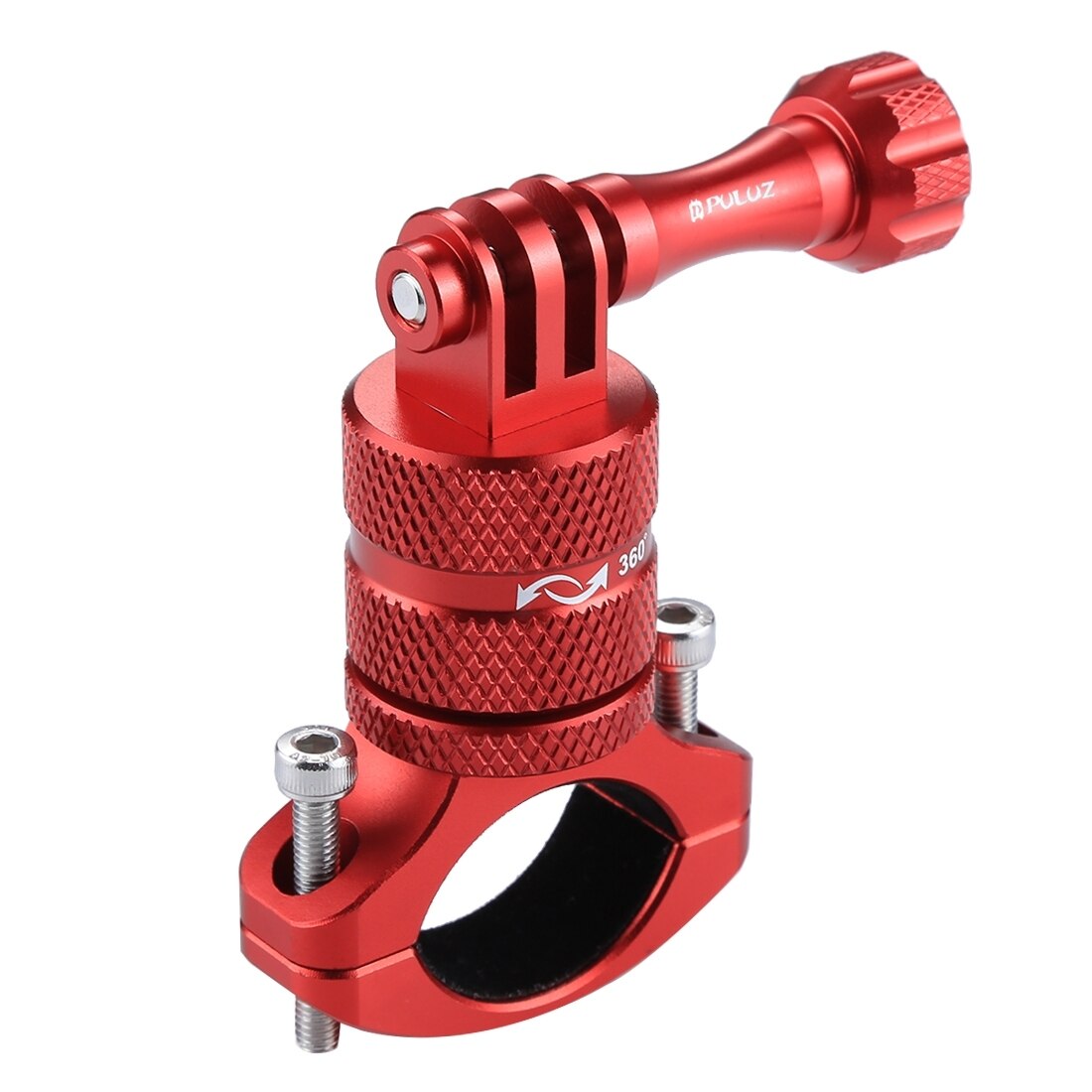 Aktion Kameras 360 Grad Drehung Fahrrad Aluminium Lenker Adapter Halterung mit Schraube für GoPro Held9 Schwarz 8 Schwarz für DJI OSMO: rot Farbe