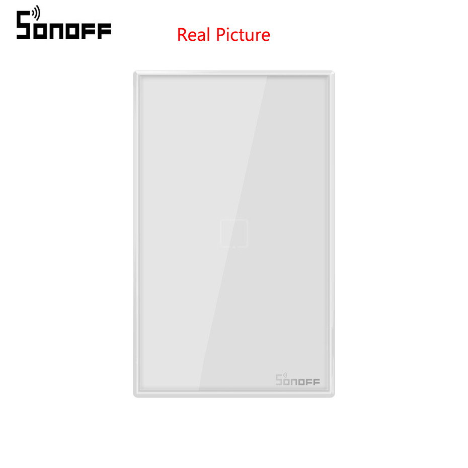 Sonoff T2 US Wifi applique murale interrupteur tactile 1 2 3 gang TX sans fil 433Mhz RF panneau de commutation télécommandé fonctionne avec Alexa Google