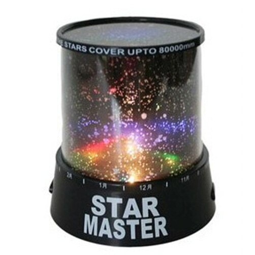 Led star master nattlampa led stjärna projektorlampa himmelprojektion kosmos led nattlampa för heminredning för barn: Röd