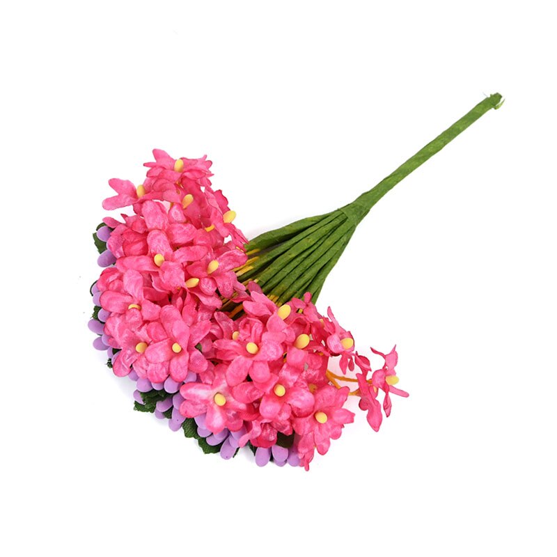 Ramo de margaritas artificiales para decoración de fiestas, ramo de flores de seda pequeña para boda, corona de bricolaje para el hogar, caja de , suministros de álbum de recortes, 12/36 piezas: 36pcs / B10