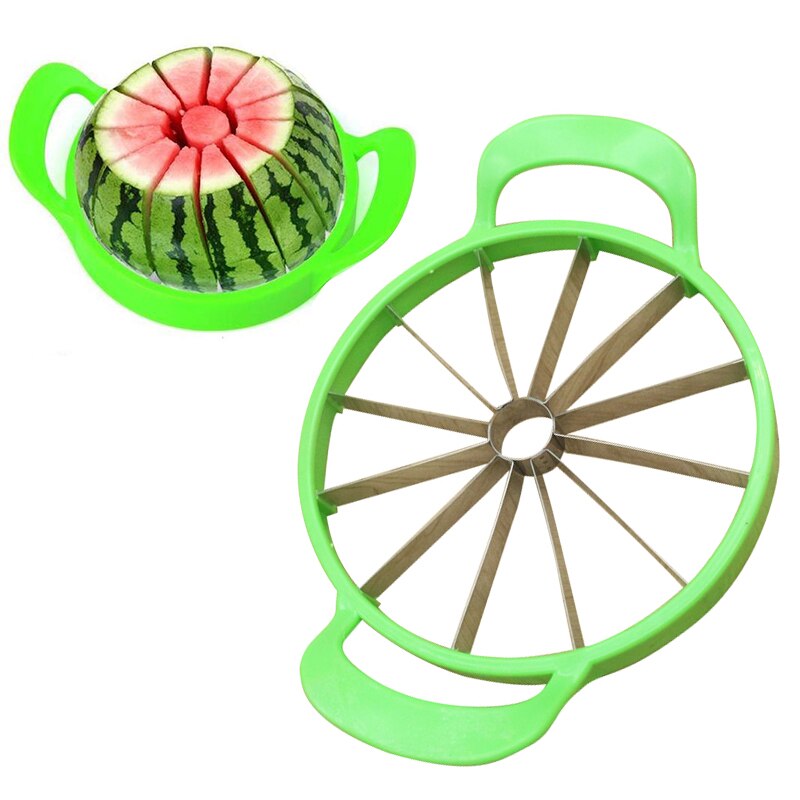 Keuken Tool Fruit Watermeloen Cutter Slicer Meloen Cantaloupe Rvs