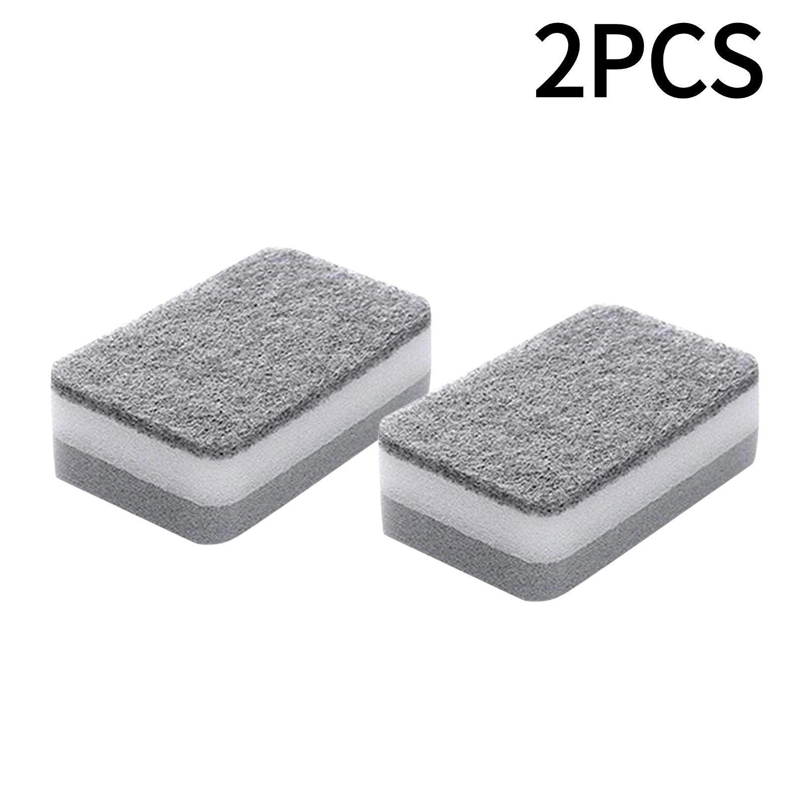 Éponges Magiques Réutilisables à Trois Couches, Tampons à Récurer pour Poêle, Pot, Vaisselle, Ménage, Cuisine, Lingettes, Brosse, Outils de Nettoyage: Gris foncé