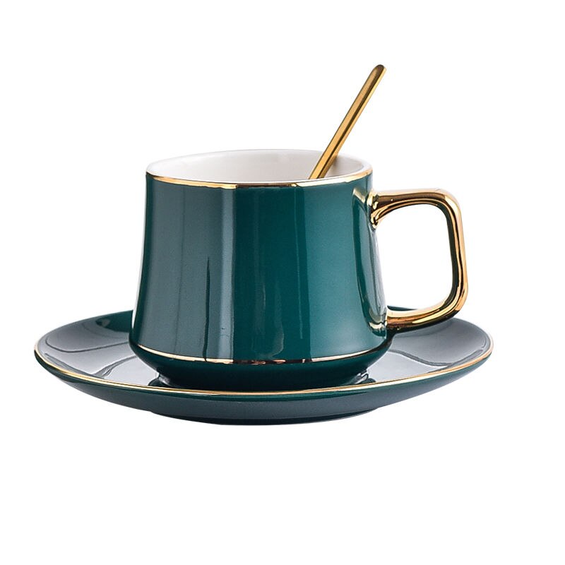 Tasses à café expresso en céramique de luxe, tasse de petit déjeuner originale, service , café japonais, thé, Couple avec soucoupe: Style 5