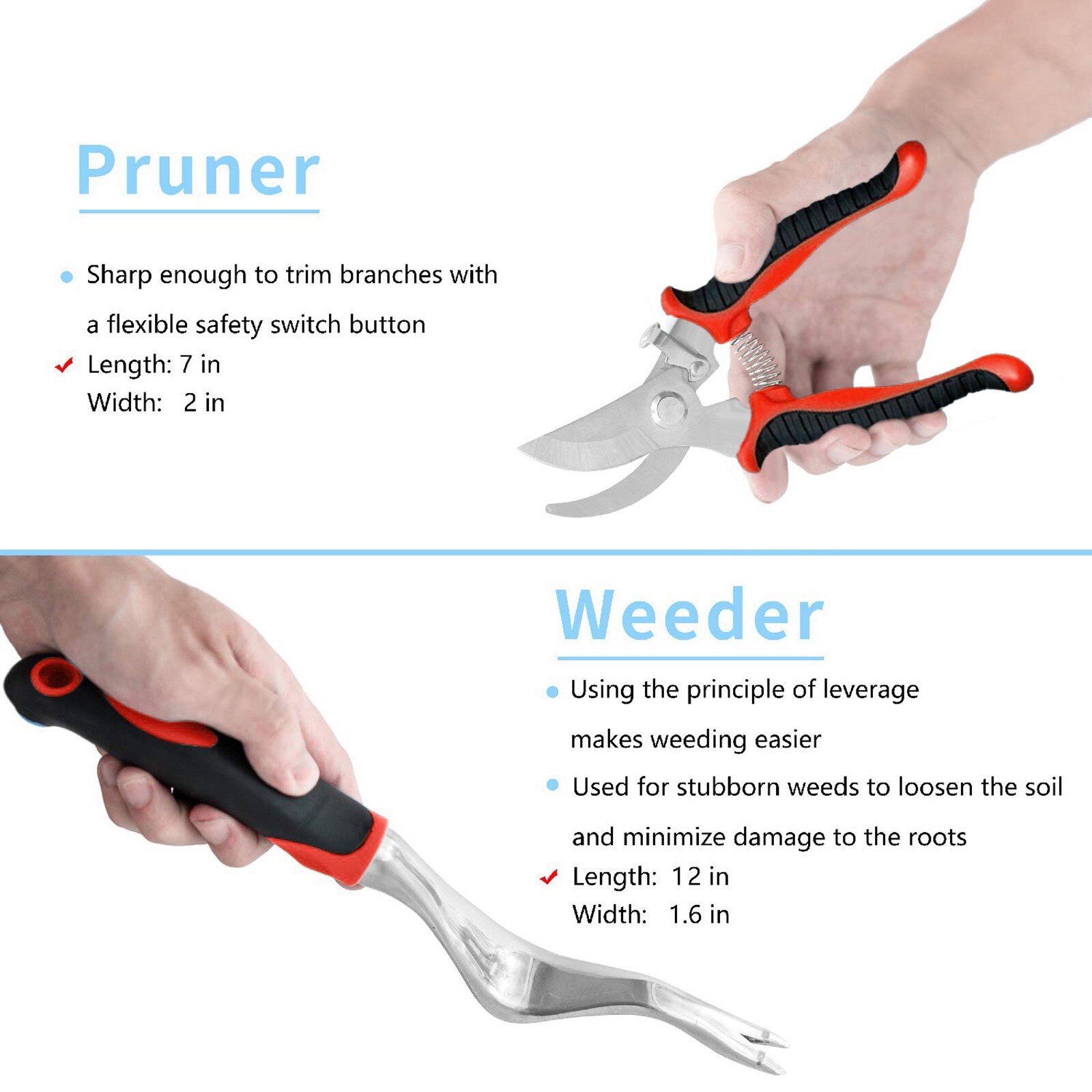 Six-piece Gardening Tool kit Lightweight Aluminum Gardening Tool Kit Garden garden tools Combination садовый инструмент