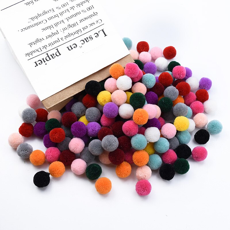 10/30 st 2cm billiga pompom kläder & accessoarer gör-det-själv godisask en keps bröllopsblommor för scrapbooking heminredning