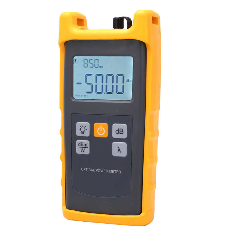 Portable Optical Fiber Power Meter JW3218C-US Mini High Accuracy Optical Fiber Cable Tester Tool Fiber Tester Fiber Light Meter