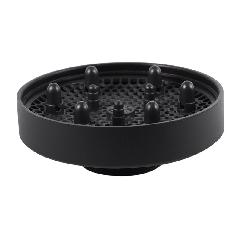 Mode Föhn Diffuser Cover Opvouwbare Föhn Kap Blower Kapsalon Curly Styling Haarverzorging-Zwart