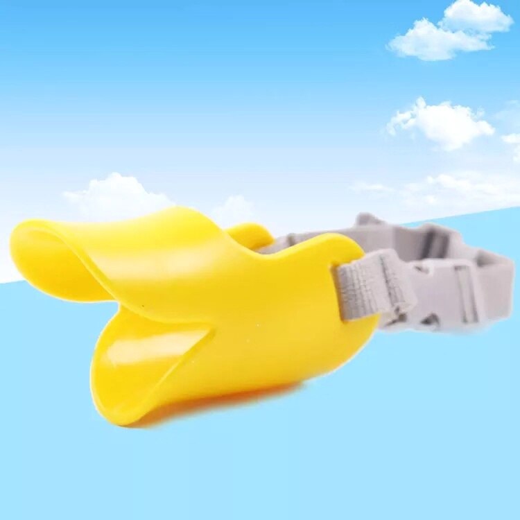 Pet Dog Collar Duckbill Muzzle Breathable Dog Muzzle For Prevent Small Medium Large Dog Bark&Bite Muzzle: S / Black