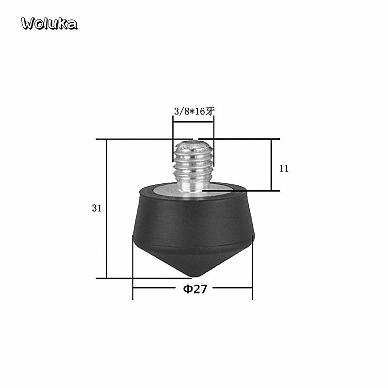 Statief Rubber Been Pads Slr Camera Statief Pin Universele Accessoire 3/8 Schroef Rubber Voetsteun Rubber Voet Pads T18