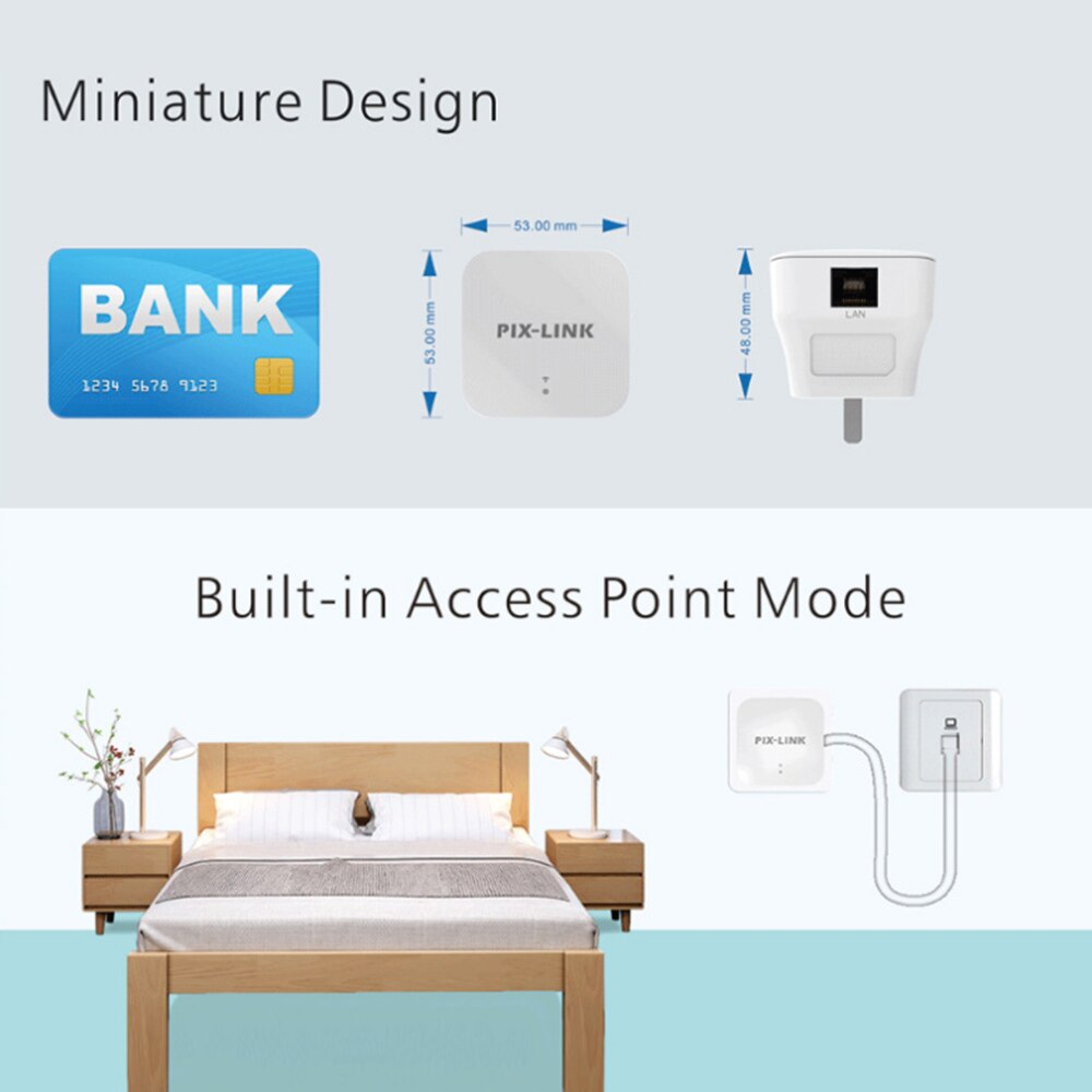 Répéteur Wifi sans fil Ultraboost, 300Mbps, 2.4 ghz, Point d'accès, extension de la portée du réseau, routeur, amplificateur de Signal