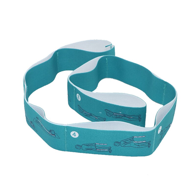 Yoga stretchband band weerstandsband elastische dansband training rallyband fitness stretchen crossfit fitnessapparatuur: Blauw 1