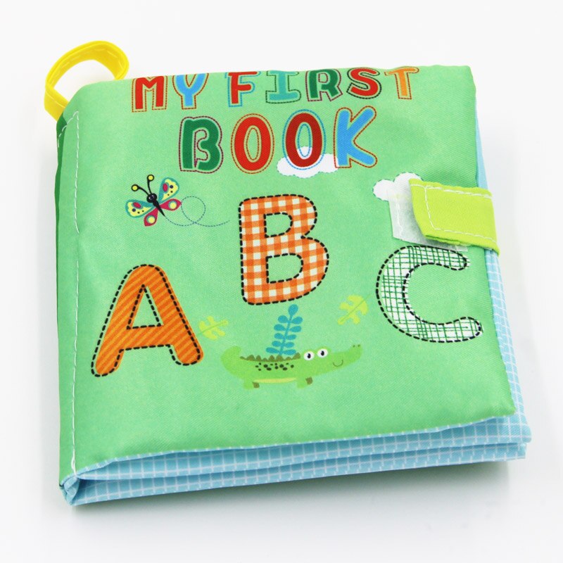 Barn tyg böcker djurstil apa uggla hund nyfödda baby leksaker lärande pedagogiska söta spädbarn baby tyg bok ratteles игрушк: Brev
