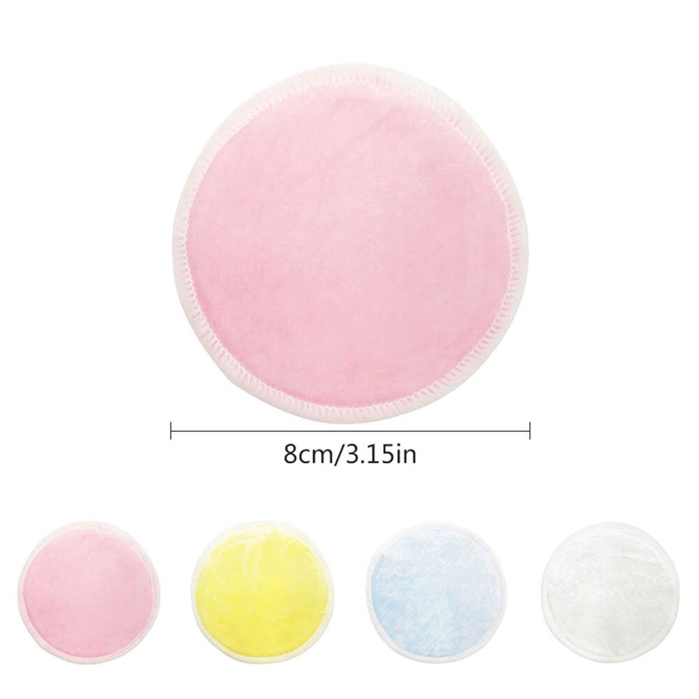 Herbruikbare make-up pads, wasbare reinigingspads van katoen, microvezel make-up remover, bamboe gezichtspads met waszakje van netstof