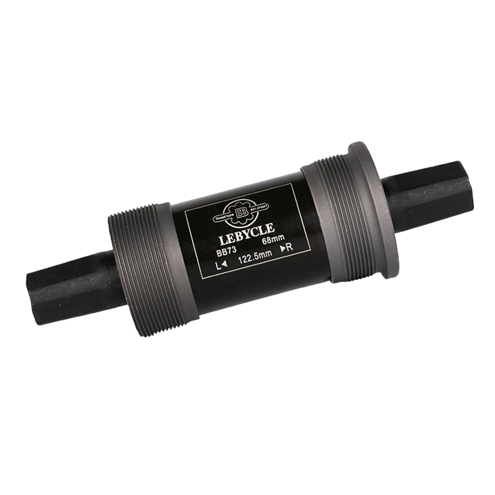 68mm Frame Square Tapered Spindle BB73 Bike Bottom Bracket Square BB Bicycle Sealed Cartridge Bearing Bottom Bracket: 122.5mm
