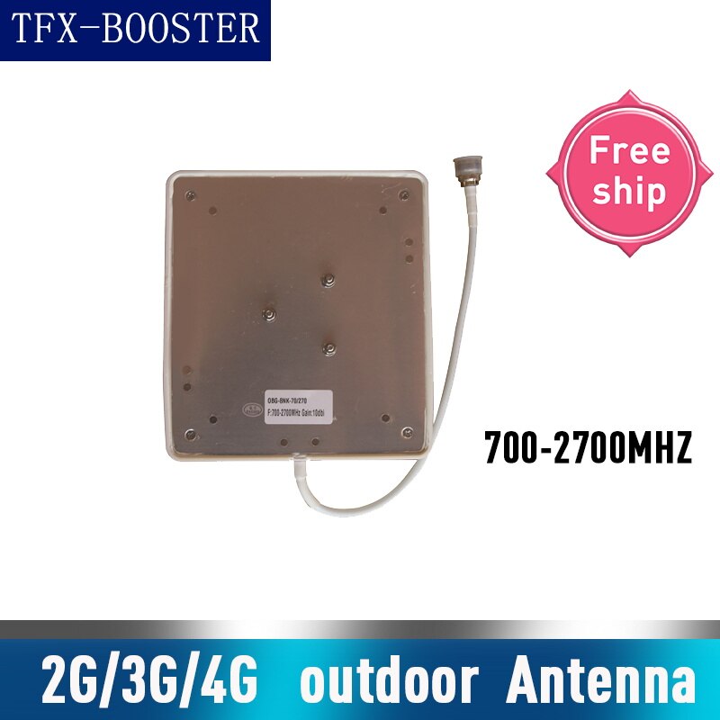 TFX-BOOSTER antena exterior do painel 700-2700mhz 2g 3g 4g cdma gsm pcs1900 lte tipo conector 9dbi da antena n do sinal do telefone móvel