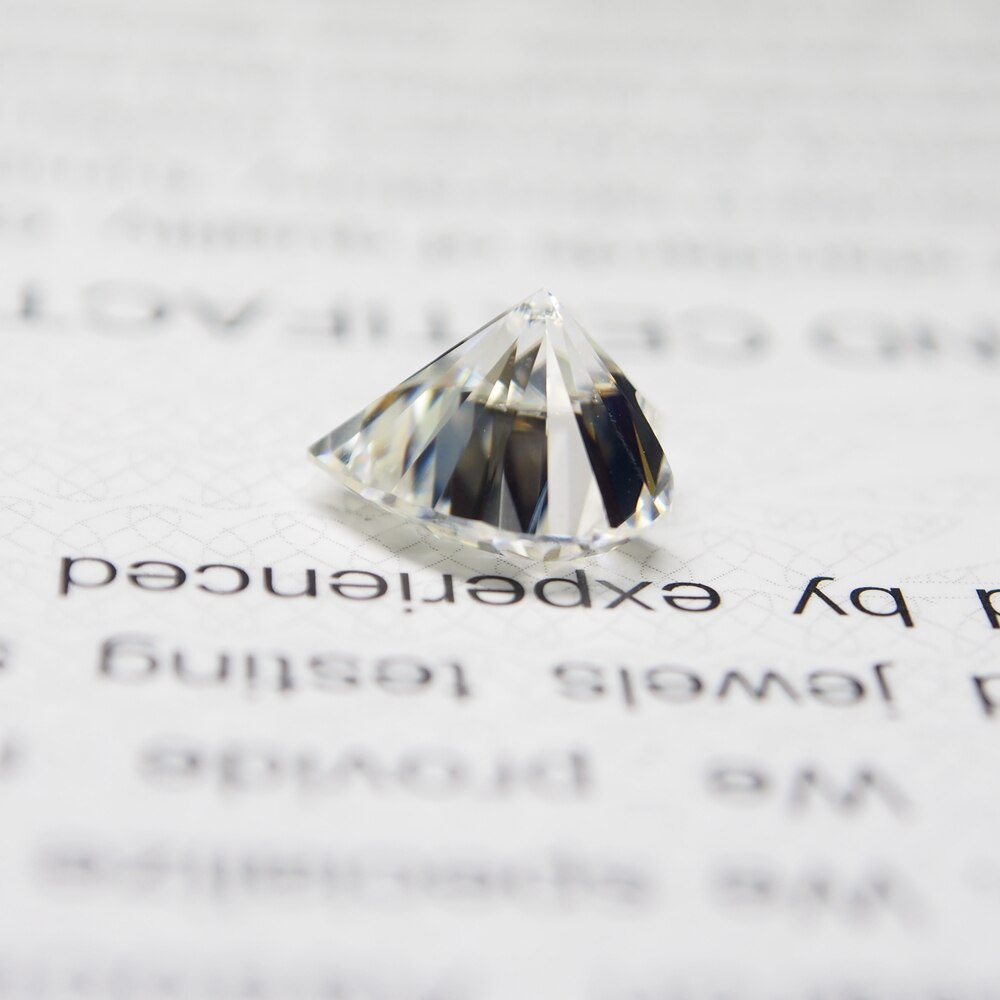 Piedra moissanita blanca DEF, corte de corazón, 3x3mm, Diamante de moissanita suelto, 0,1 quilates para anillo