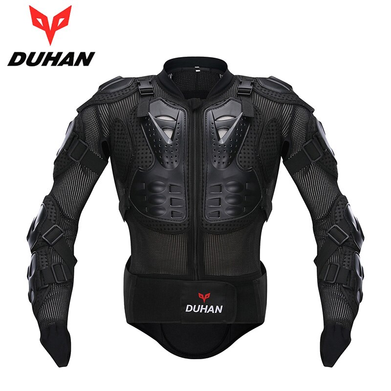 Duhan motocross mx rustning motorcykel rustning hel krop jakke beskytter gear racing beskyttende moto ridevagt tilbehør: Xl