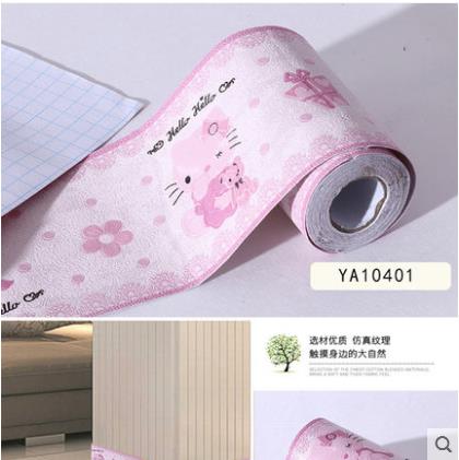 3d med lim fodlister wallstickers selvklæbende tapet vandtæt soveværelse stue køkken badeværelse  -70 #39: No  11