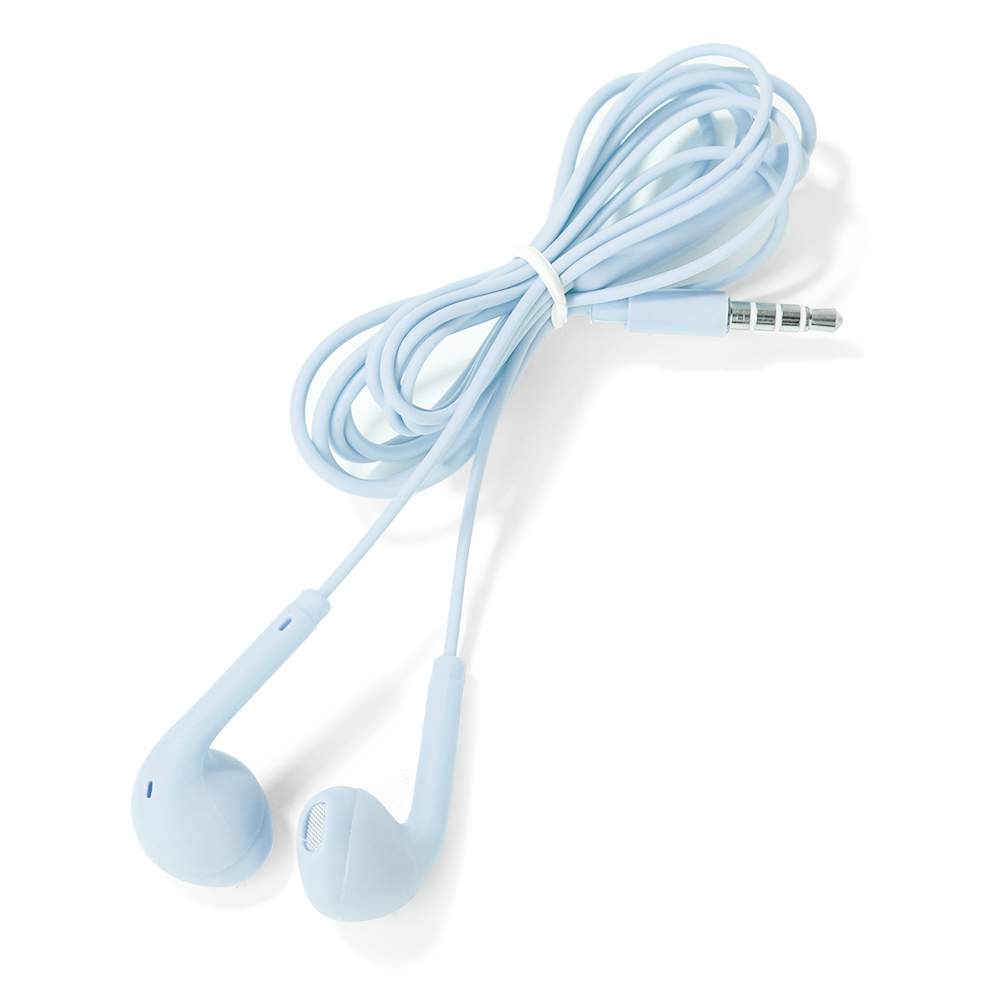 Écouteurs filaires U19 pour téléphone et tablette, mini casque de sport, prise de téléphone pour sauna, 3.5mm, iOS, Android: WHITE