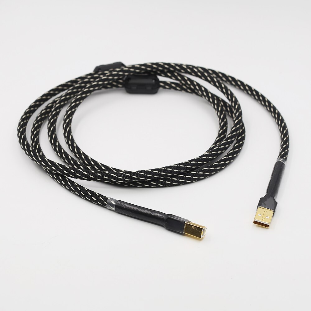 Premium USB A-B Digital Audio Cable for Hi-Res DAC & Studio Sound Card Systems