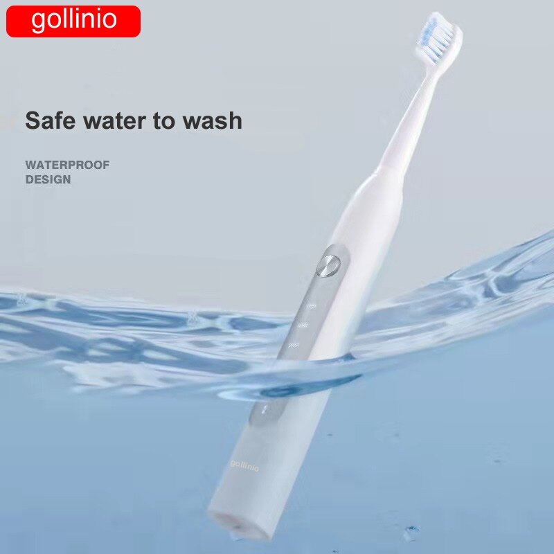 Gollinio szczoteczka elektryczna usb szybki ładowanie GL03A szczoteczka do zębów szczoteczka do zębów z akumulatorem głowica wymienna wodoodporna xp7 dla dorosłych