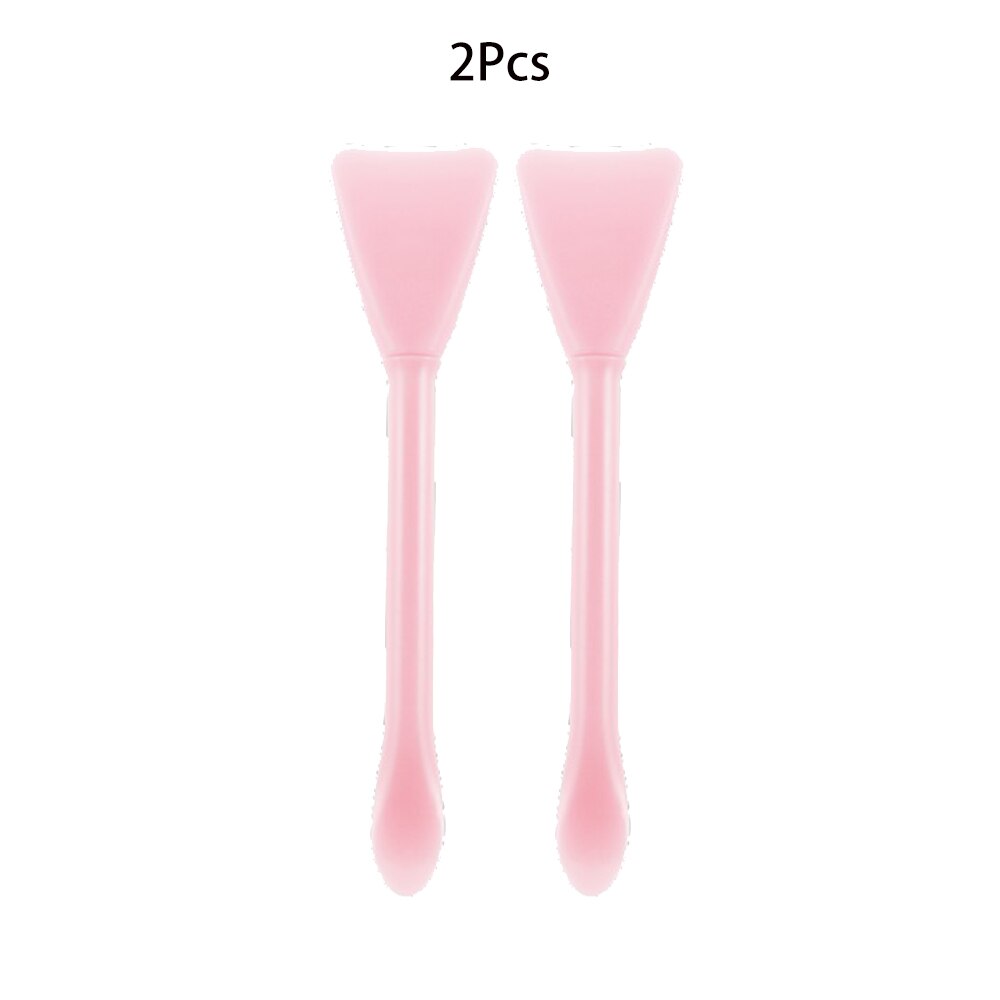 Spatule en silicone souple multifonctions pour arts créatifs, 2/5 pièces, brosse pour remuer, étaler ou verser colle, poudres et résine époxy dans son moule, facile à nettoyer: 2Pcs Light Pink