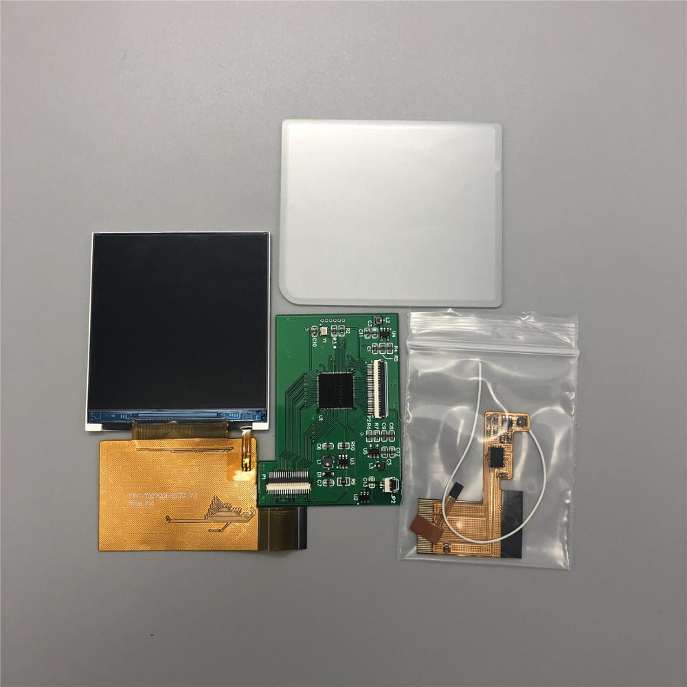 Facile à installer 2.6 "taille d'origine IPS haute luminosité écran LCD est adapté pour Nintendo Gameboy poche GBP: 2.6 clear glass