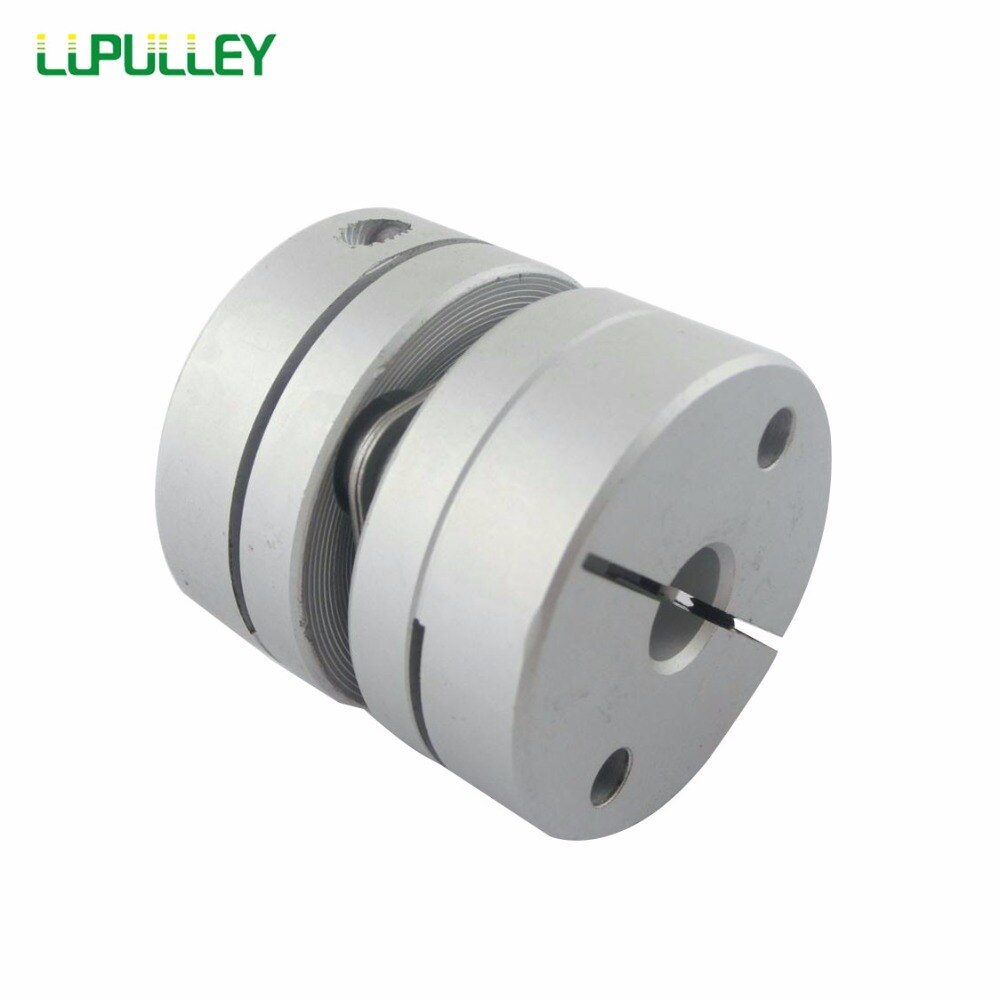 LUPULLEY Flexibele Koppeling 8mm tot 10mm Single Diafragma Koppeling Legeringen Boring Dia. 5/6/8/9.525/10mm D26mm L26mm CNC Motor