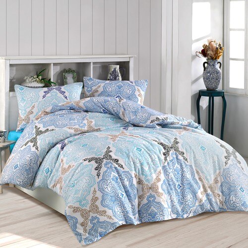 All Home Double Personality Duvet cover set Damask Blue Bed for Covers Home Textile Luxury Bedspreads