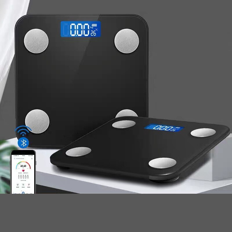 0.01g Precision Smart Scale Bluetooth Connection Explosion-proof Glass Slim Body Home Health Monitoring Indoor Weight Scale
