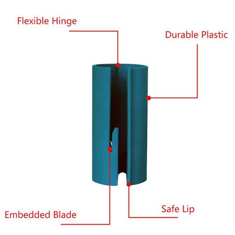 -papel de de Navidad herramienta de corte de tubo Kraft rollo de papel artesanal de corte de línea Trimmer para de Navidad de almacenamiento de titular y