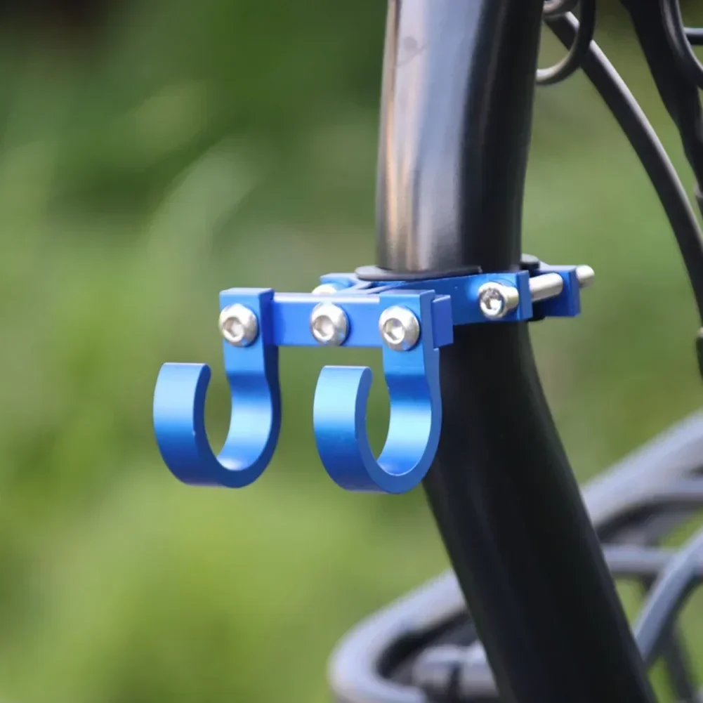 Aluminium Motorfiets Stuur Hangende Haak Verstelbare 2 Hoofden Opberghanger Gesp Haken Motorhelm Haken Fiets