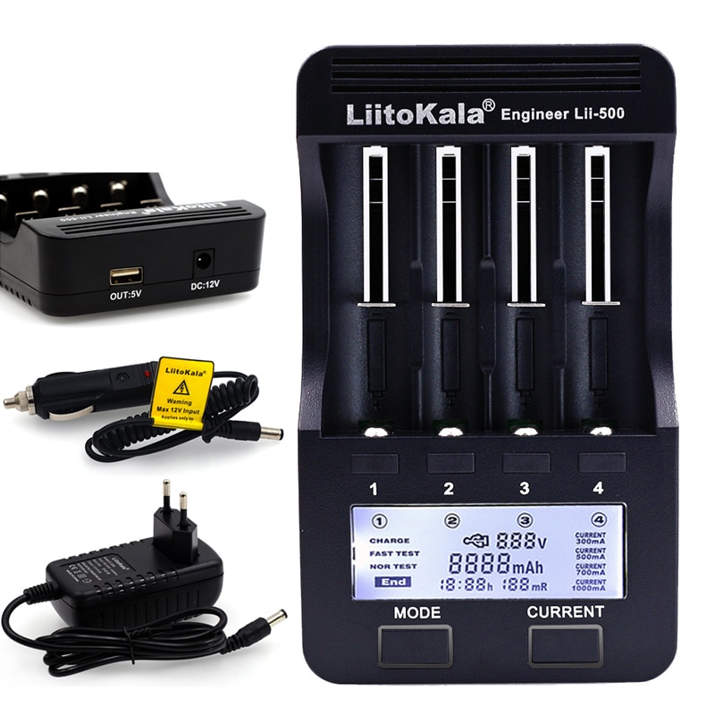 LiitoKala Lii-202 Lii-402 Lii-PD4 Lii-500 Lii-S8 ładowarka 18650 26650 21700 AA AAA 3.7V li-ni-mh bateria